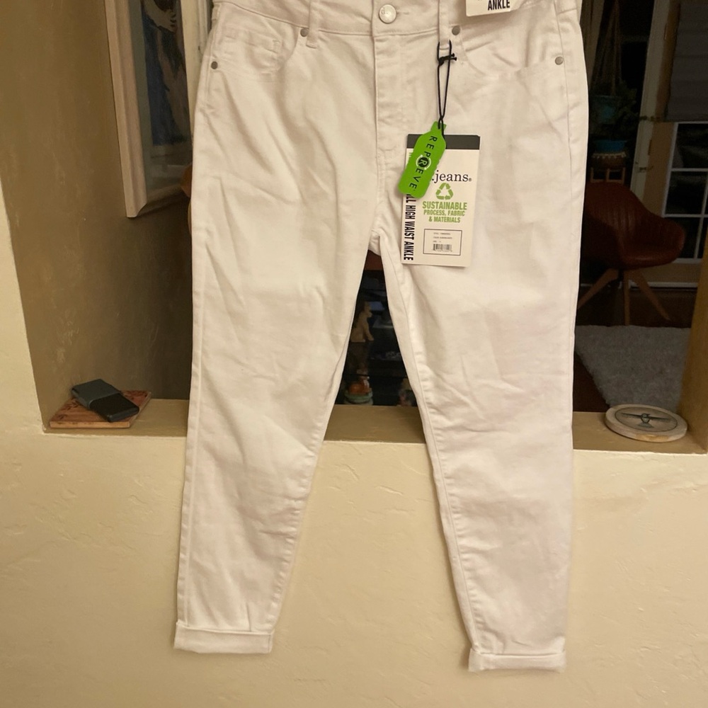 d. jeans Women's High Rise Jeans - White